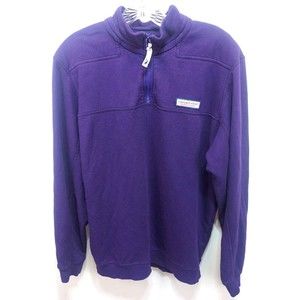 Vineyard Vines 1/4 Zip Sweatshirt Pullover Jacket Women's Small Purple